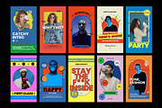 Retro Instagram Frames, a Social Media Template by Pixflow (Thumbnail 9 of 11)