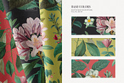 Botanical Elegant English Pattern, an Illustration by likorbut (Thumbnail 4 of 9)