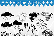 Weather Flat SVG, Weather Flat SVG, an Object Graphic by VectorWorlds (Thumbnail 2 of 3)