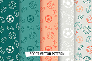 Sport Line Patterns Set