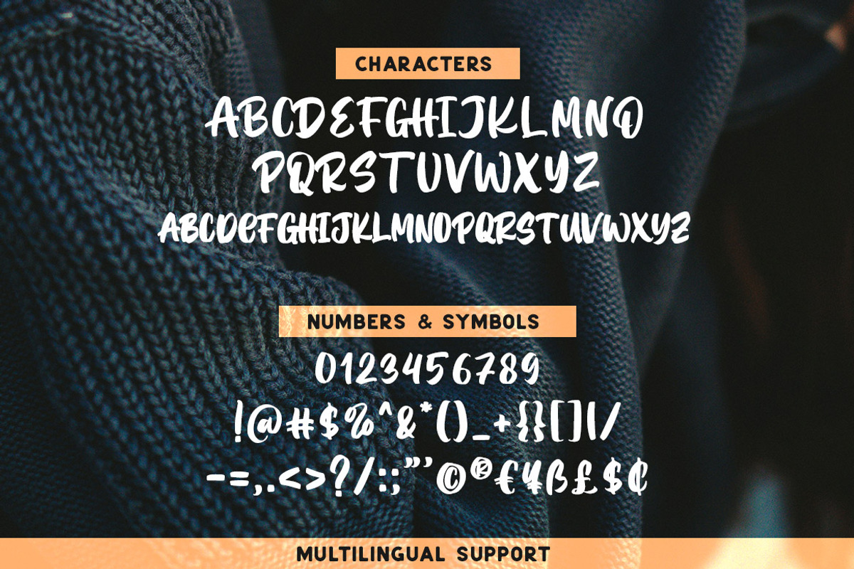 Newlight - Display Brush Font, a Handwritten Font by Weape Studio (Photo 7 of 7)
