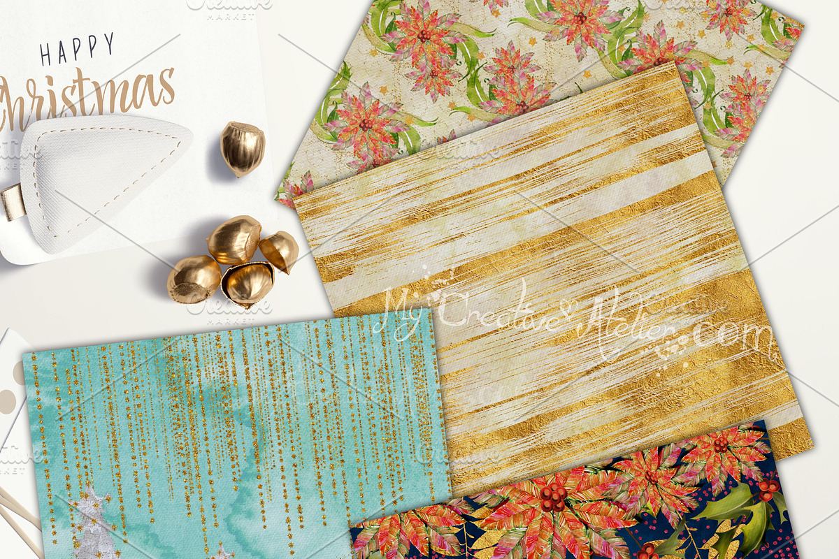 Christmas Digital Paper, a Pattern Graphic by My Creative Atelier (Photo 3 of 5)