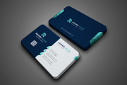 Corporate Business Card, a Business Card Template by GFXCity (Thumbnail 1 of 4)