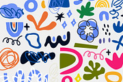 Groovy Shapes & Doodle Flowers, a Decorative Illustration by Luamor (Thumbnail 7 of 12)