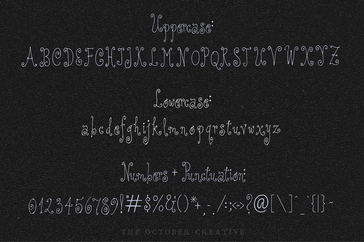 Spin Cycle Spiral Display Font, a Handwritten Font by The October Creative (Photo 2 of 8)