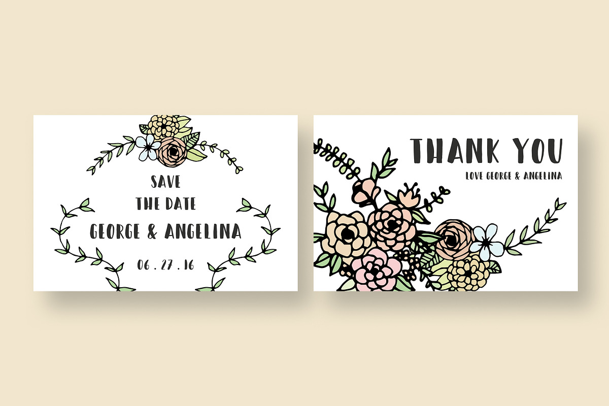 Fun Wedding Invitation Suite, an Invitation Template by Knotted Design (Photo 3 of 4)