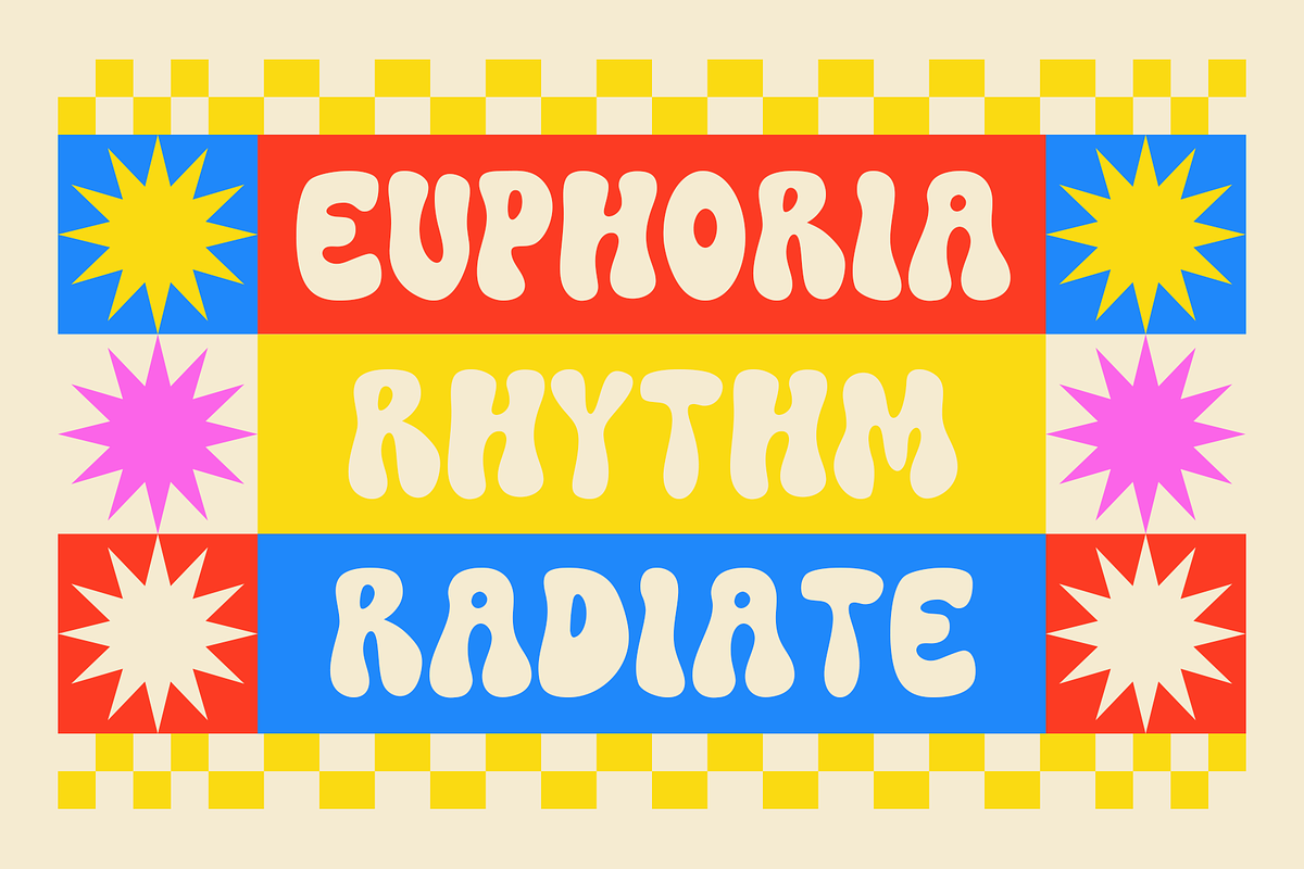Jokira - Retro Groovy Font, a Symbol Font by Indotype Foundry (Photo 3 of 10)