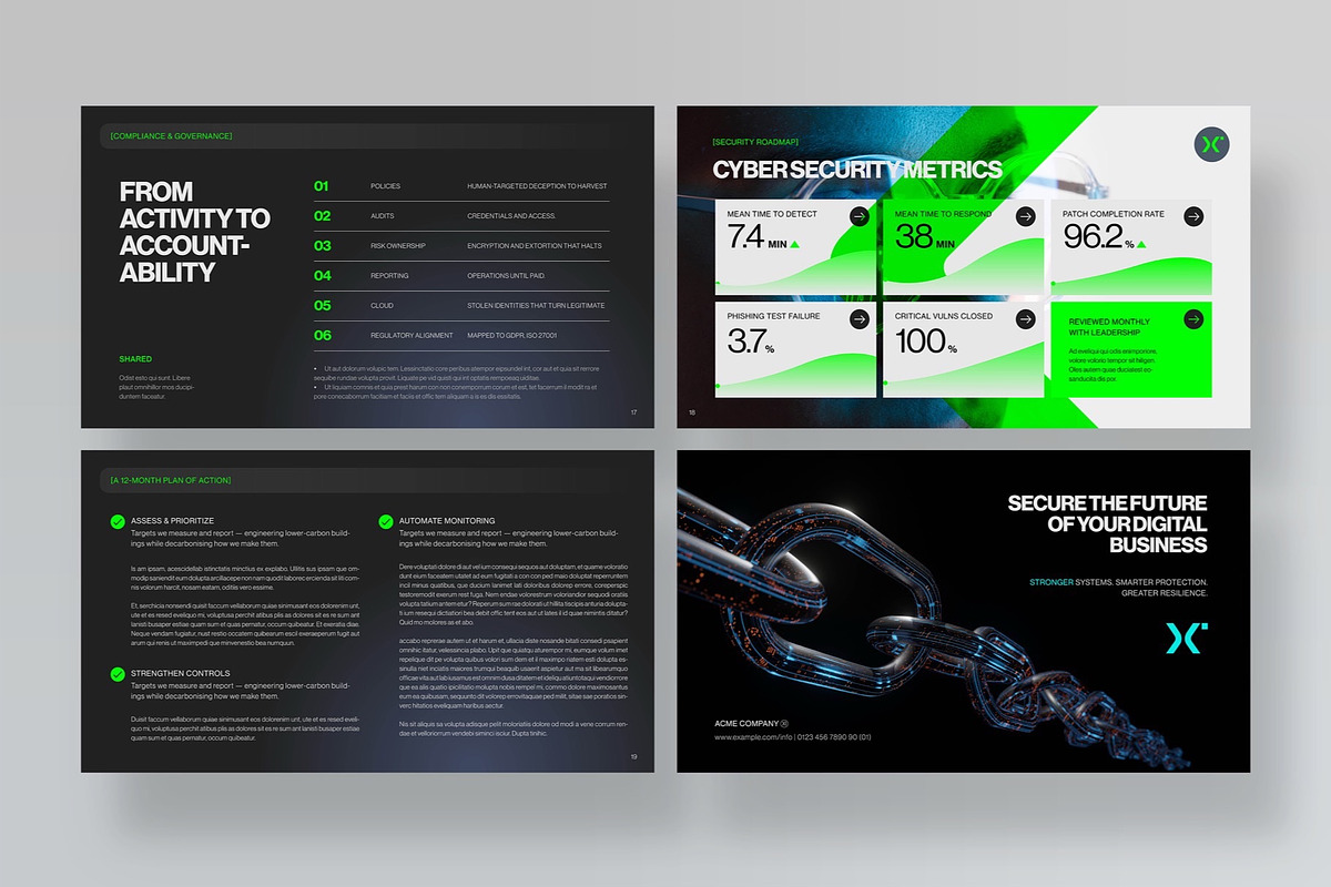 Cyber Security Presentation Template, a Presentation Template by BrandPacks (Photo 6 of 7)