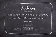 Stay Focused Casual Handwritten Font, a Handwritten Font by Kaya Fonts (Thumbnail 18 of 19)