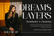 Prestige Edition - Elegant Typeface, a Serif Font by Shakira Studio (Thumbnail 6 of 10)