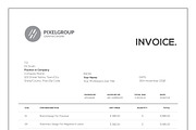 Invoice, a Stationery Template by UX-group (Thumbnail 3 of 4)