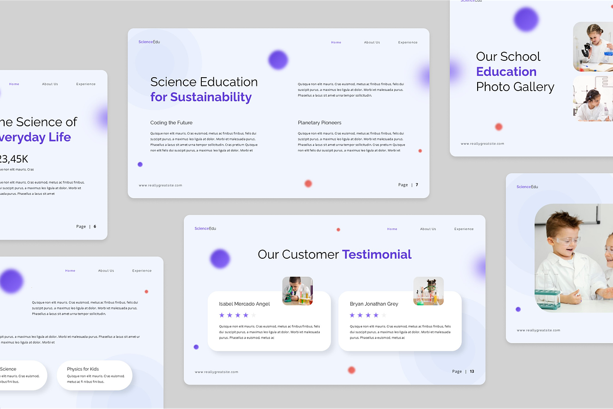 Science Education Google Slides, a Presentation Template by Annora Studio (Photo 2 of 5)