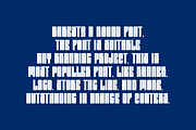 Baresta - Round & Tall Font, a Sans Serif Font by Iqsiart Studio (Thumbnail 5 of 10)