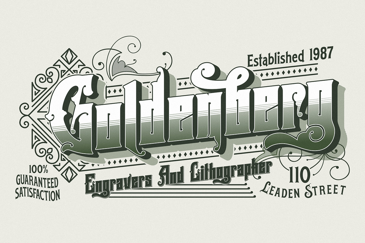 Wasleyton, a Serif Font by uncurve (Photo 5 of 9)