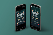 Green New Year Eve Flyer, a Flyer Template by Neermana (Thumbnail 4 of 4)