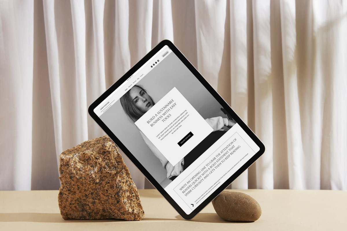 Wix Website Template Service, a Wix Template by Deepa Template Studio (Photo 5 of 13)