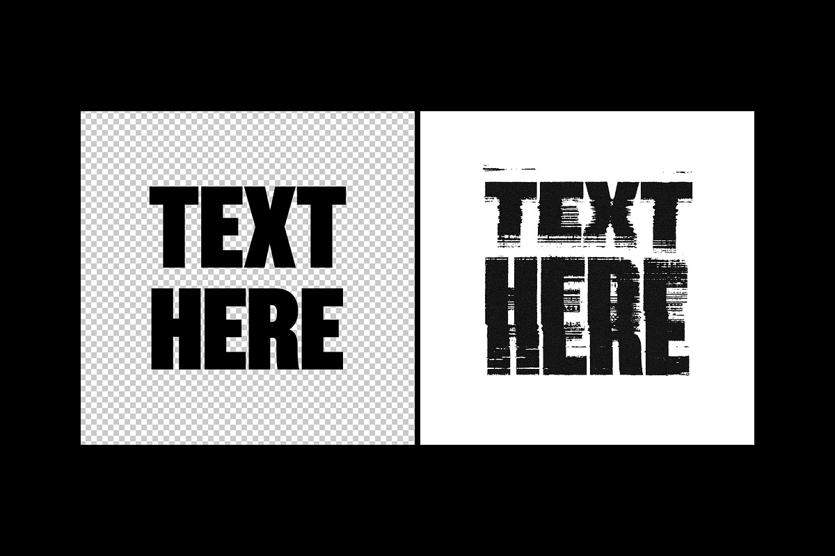 Distorted Smudges Text Effect, a Layer Style Add-On by Design Squad (Photo 3 of 4)