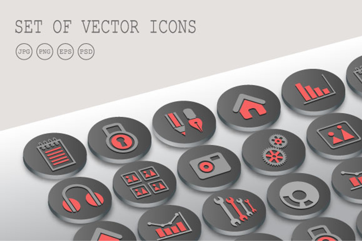 Icons interface set, an Outline Icon by AlexZeL (Photo 1 of 5)