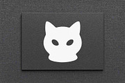 Black Cat Head Vector, an Animal Illustration by Vectorium Studio (Thumbnail 4 of 4)