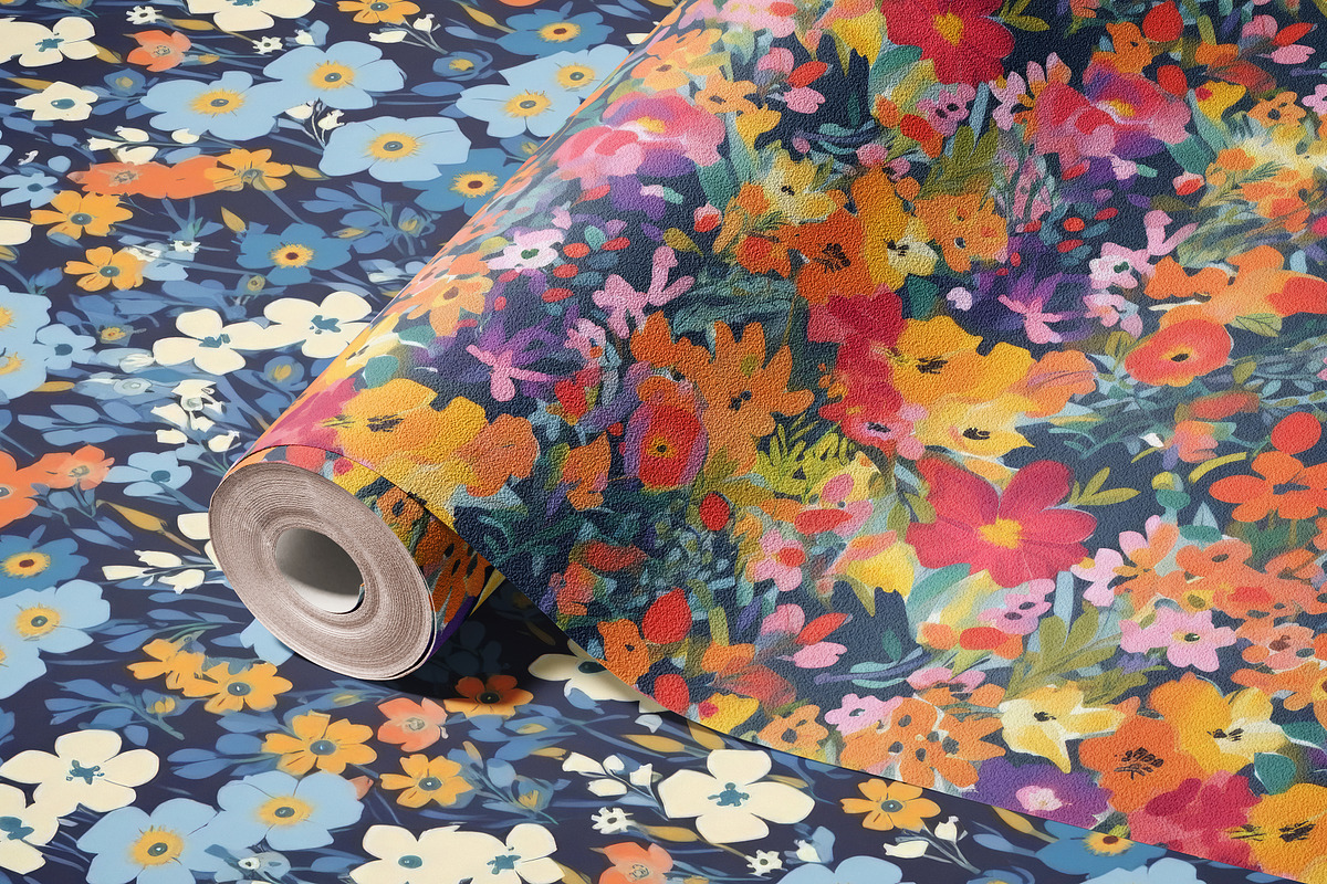 6 Whimsical Floral Seamless Patterns, a Pattern Graphic by Ninterints (Photo 11 of 14)