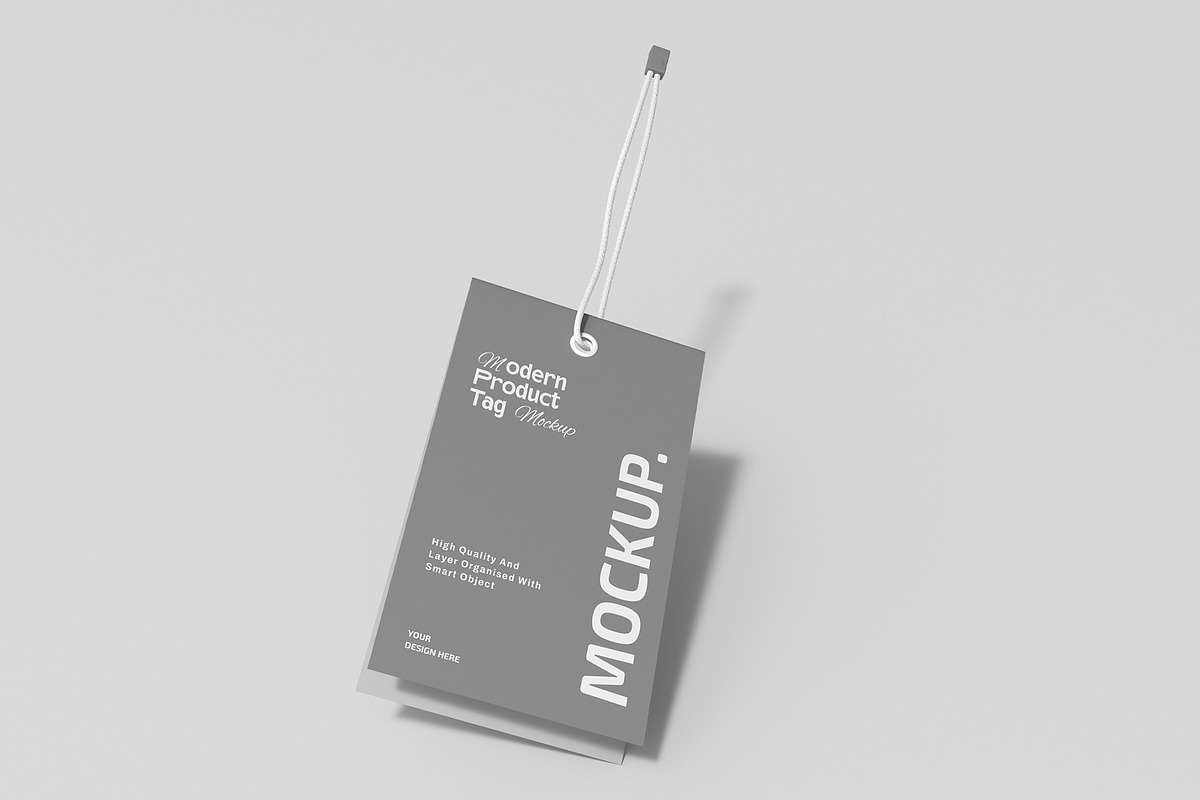 Product Label Tag Mockup Set, a Product Mockup by graphypix (Photo 4 of 4)