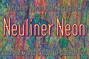 Neuliner Neon Magenta, a Sans Serif Font by CozyFonts Foundry (Thumbnail 4 of 4)