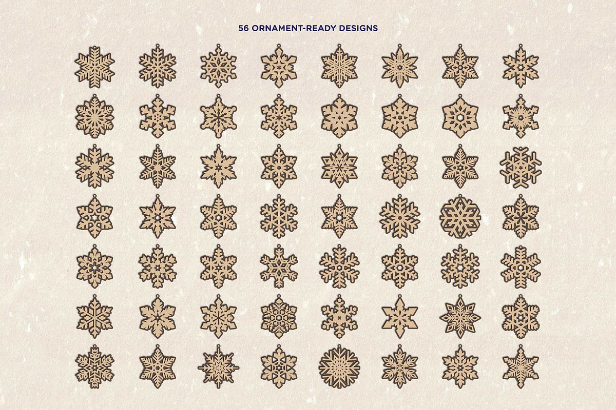 Snowflake SVG Bundle Ornaments Vol 2, an Object Graphic by Seaquint (Photo 5 of 8)