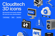 Cloudtech 3D icons, an Icon by Goicons (Thumbnail 1 of 6)