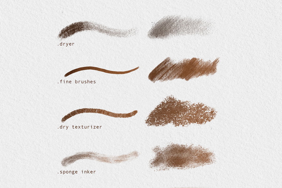 Gouache Brushes For Procreate, a Brush Add-On by BrushArchive (Photo 11 of 11)