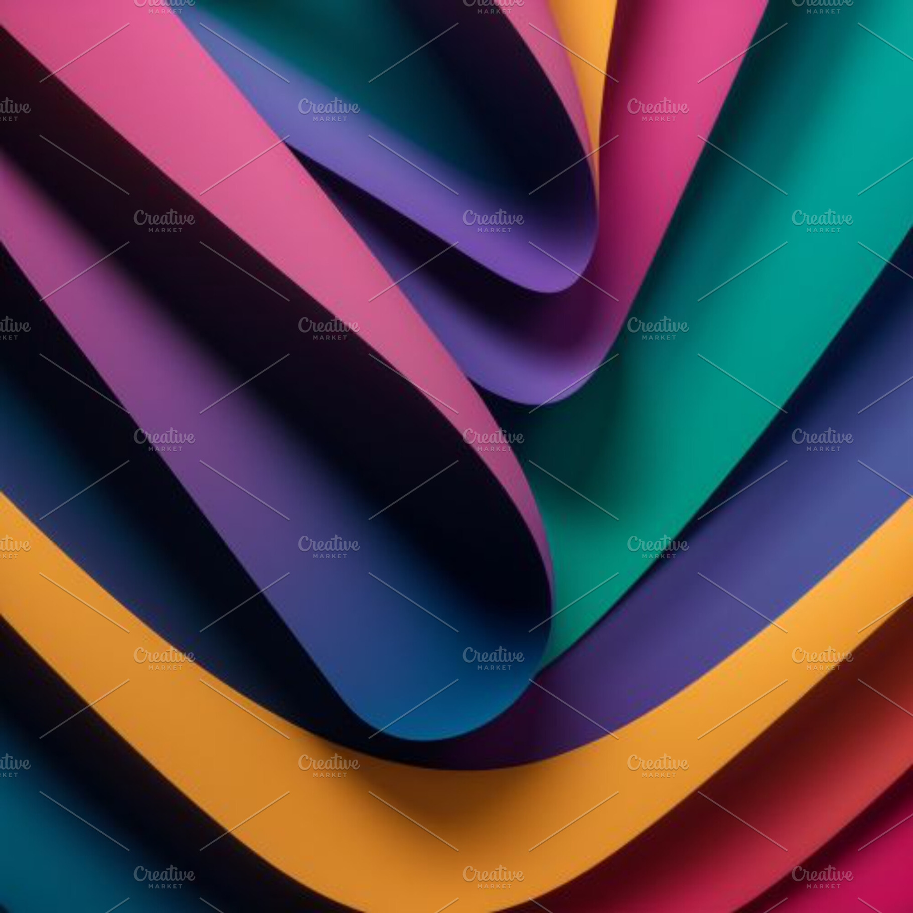 Abstract background wavy colorful, an Abstract Photo by ComfortQ