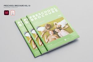 Preschool Brochure Vol.10, a Brochure Template by Bewalrus Studio