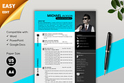 ATS Resume CV Word & Google Docs 19, a Resume Template by MrCam Template Resume|CV (Thumbnail 1 of 6)