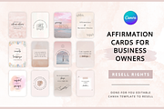 PLR Affirmation Cards Business Owner, a Card Template by Julia On Purpose (Thumbnail 1 of 7)