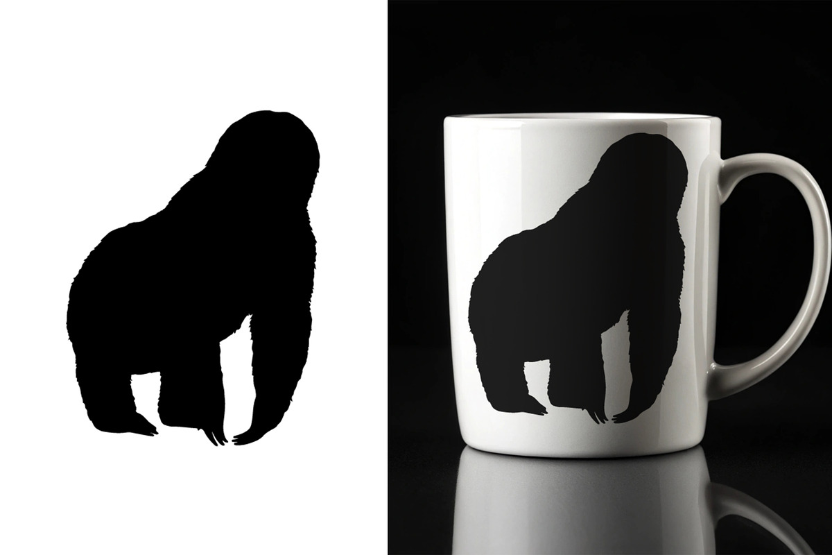 Sloth Silhouette Vector Illustration, an Animal Illustration by Unique Design Team