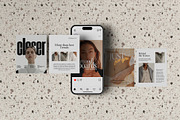 Instagram & Social Post Mockup, a Device Mockup by Tahtagraphic (Thumbnail 6 of 16)