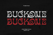 BuckOne, a Serif Font by inumocca_type (Thumbnail 1 of 14)