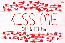 Kiss Me | Handwriting Font