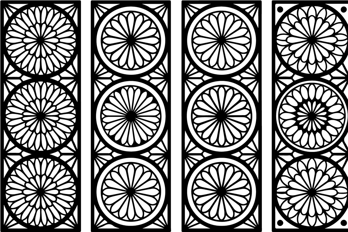 Laser Cut Ornamental Floral Border, a Decorative Illustration by himelgfx (Photo 19 of 19)