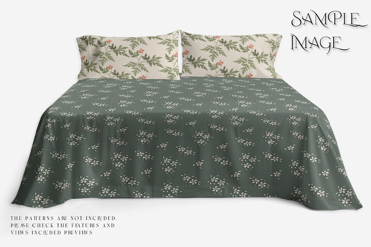 Bedding Flat & Fitted Sheet Mockups, a Product Mockup by mock-ups (Photo 14 of 16)