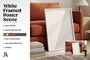 White Framed Canvas 2x3 PSD Mockup, a Household Mockup by Julian Adams (Thumbnail 3 of 3)