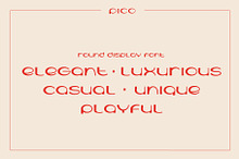 Pico Round Display Font