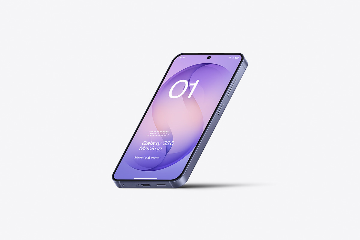 Galaxy S26 - 24 Mockups Scenes, an Android Mockup by Asylab (Photo 32 of 62)
