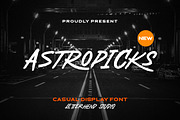 Astropicks - Casual Display Font, a Font by Letterhend Studio (Thumbnail 1 of 9)