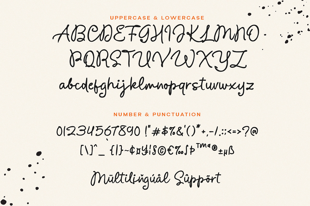 Blower Cerita - a handwritten font, a Handwritten Font by Siwox Studios (Photo 5 of 8)