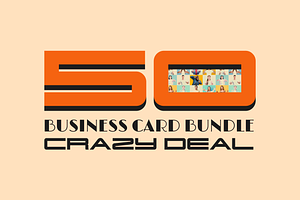 50 Business Card Bundle - Crazy Deal