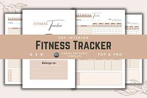 Fitness Tracker | KDP Interior, a Templates & Theme by KDPISH