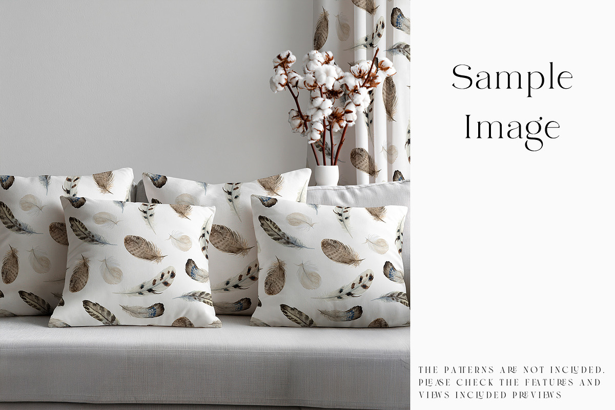 Throw Pillows Mockups, a Household Mockup by mock-ups (Photo 19 of 31)