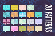 Hand Drawn Seamless Patterns, a Shape Add-On by LydiaDistracted (Thumbnail 6 of 6)