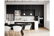 Contemporary Living - Tricorn Black, an Architecture 3D Model by 3DCargo (Thumbnail 2 of 12)