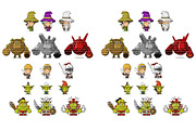27 Fresh Fantasy Characters, an Illustration by Flat Icons (Thumbnail 2 of 3)